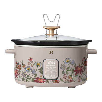 Beautiful 6 Qt Programmable Slow Cooker, Sage Green by Drew Barrymore