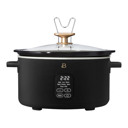 Beautiful 6 Qt Programmable Slow Cooker, Sage Green by Drew Barrymore
