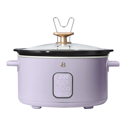 Beautiful 6 Qt Programmable Slow Cooker, Sage Green by Drew Barrymore