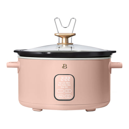 Beautiful 6 Qt Programmable Slow Cooker, Sage Green by Drew Barrymore