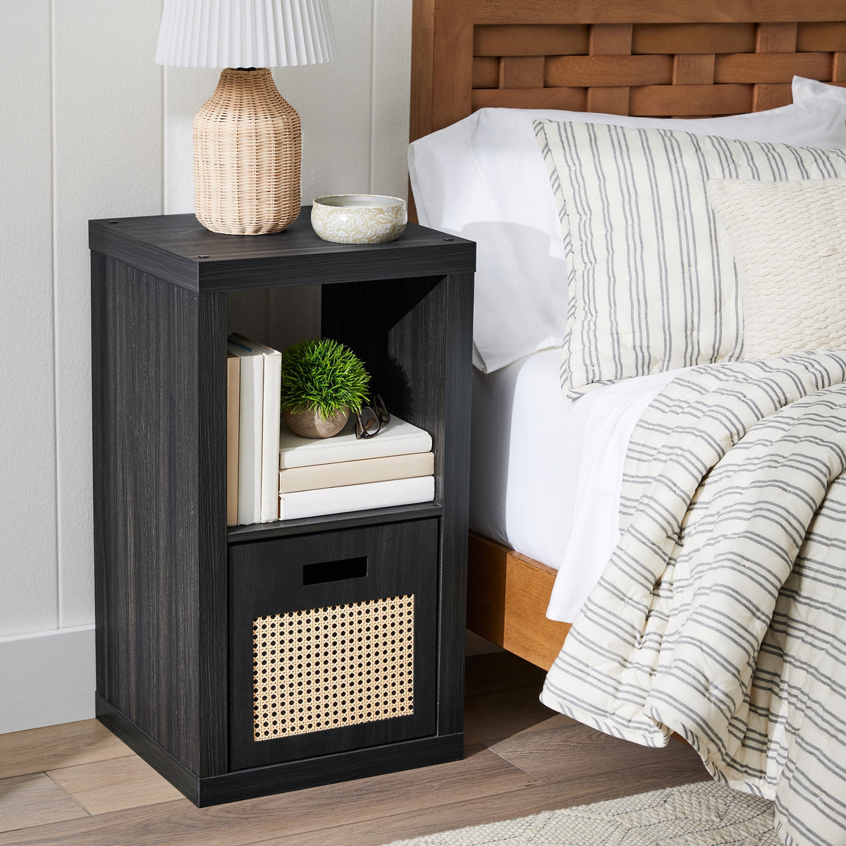 Better Homes & Gardens 2 Cube Storage Organizer, Rustic Gray