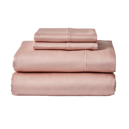 Better Homes & Gardens 4-Piece 300 Thread Count Lysia Floral Green River Cotton Sateen Bed Sheet Set, Queen