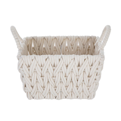 Better Homes & Gardens Closed-Weave Polyester Black Decorative Storage Basket
