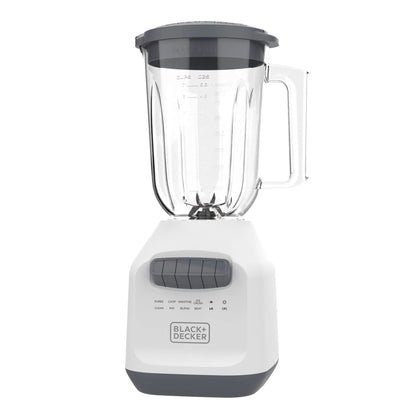BLACK+DECKER Ice Crush Blender, 56 oz Plastic Jar, 700W, 6-Tip Blade, 8 Speeds + Pulse