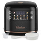 Bluebow Digital Rice Cooker, 6-Cup/2.1QT Small Rice Maker, 10 Presets, 24-Hour Delay Timer & Keep Warm, Non-Stick Inner Pot, White
