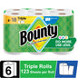 Bounty Paper Towels Select-A-Size White, 10 Triple Rolls, 123 Sheets Per Roll