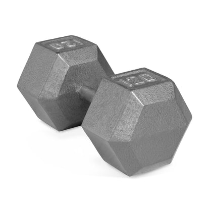 CAP Barbell 50lb Cast Iron Hex Dumbbell, Single