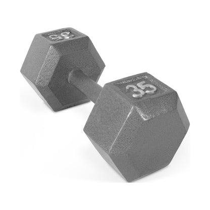 CAP Barbell 45lb Cast Iron Hex Dumbbell, Single