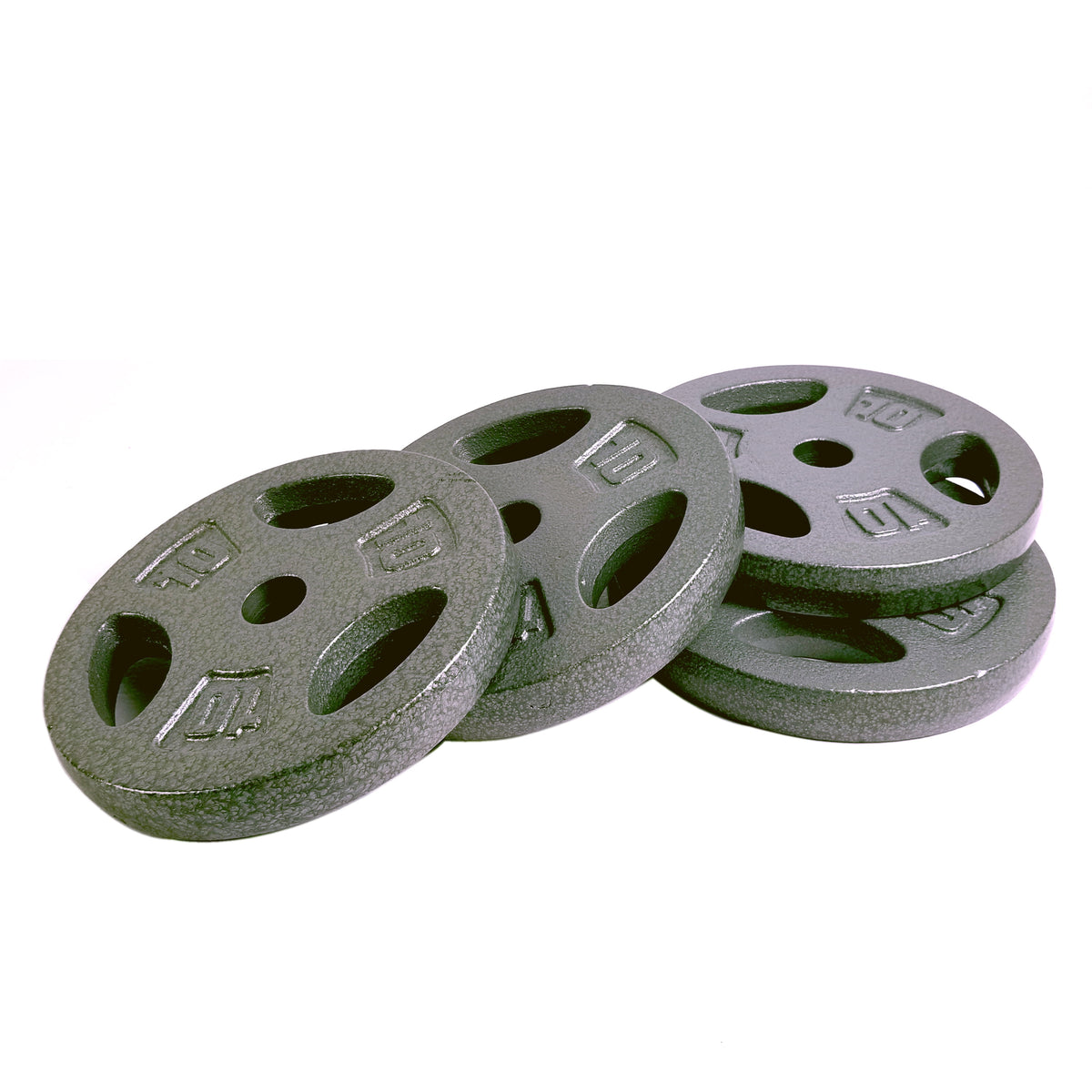 CAP Barbell, 40 lb Standard 1" Weight Plate Set, (10 lb x 4)