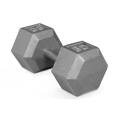 CAP Barbell 45lb Cast Iron Hex Dumbbell, Single