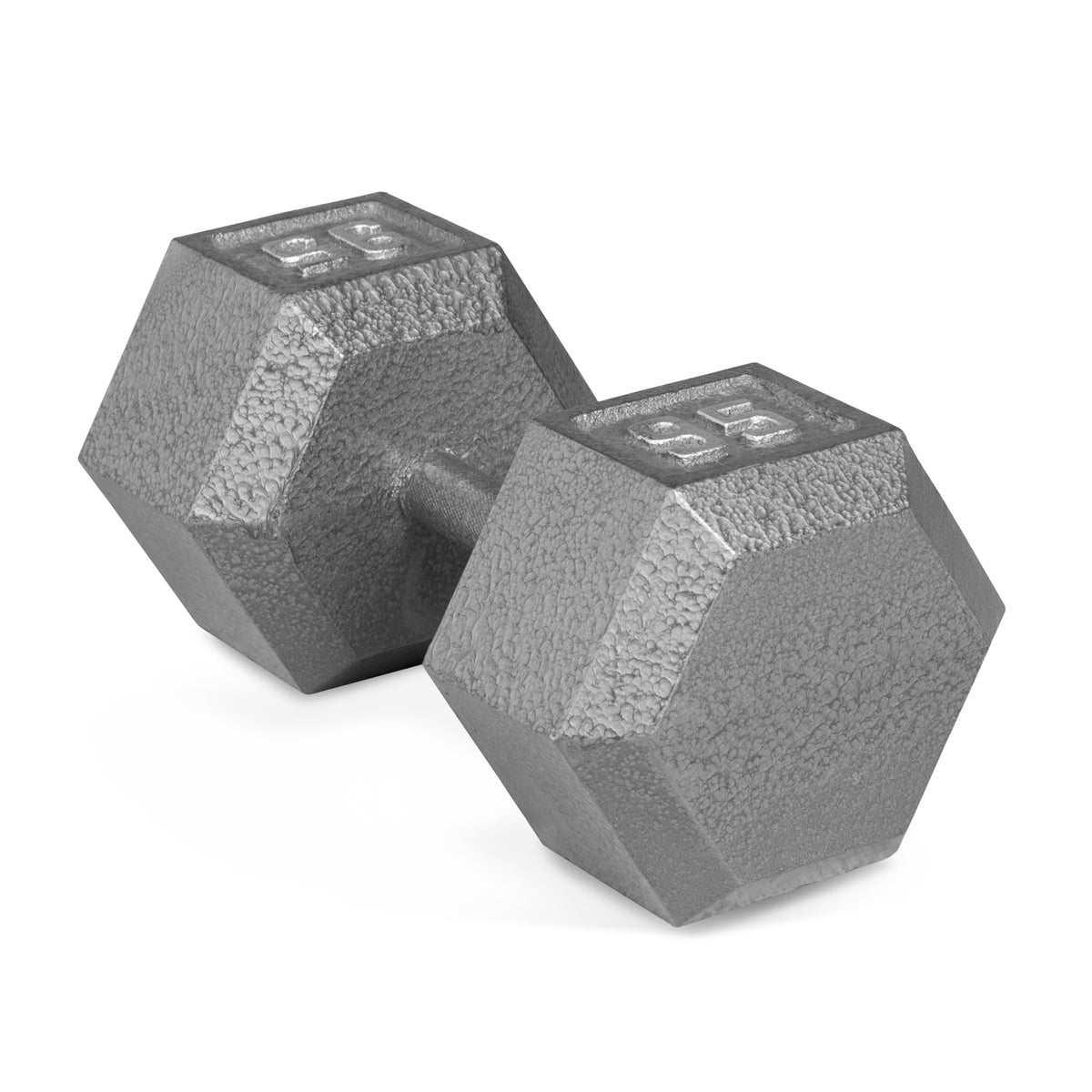 CAP Barbell 50lb Cast Iron Hex Dumbbell, Single