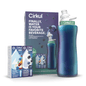 Cirkul 32oz Chameleon Stainless Steel Starter Kit with Chameleon Cirkul Lid 2.0 and 2 Flavor Cartridges (Blackberry Blueberry & Berry Blue Punch)