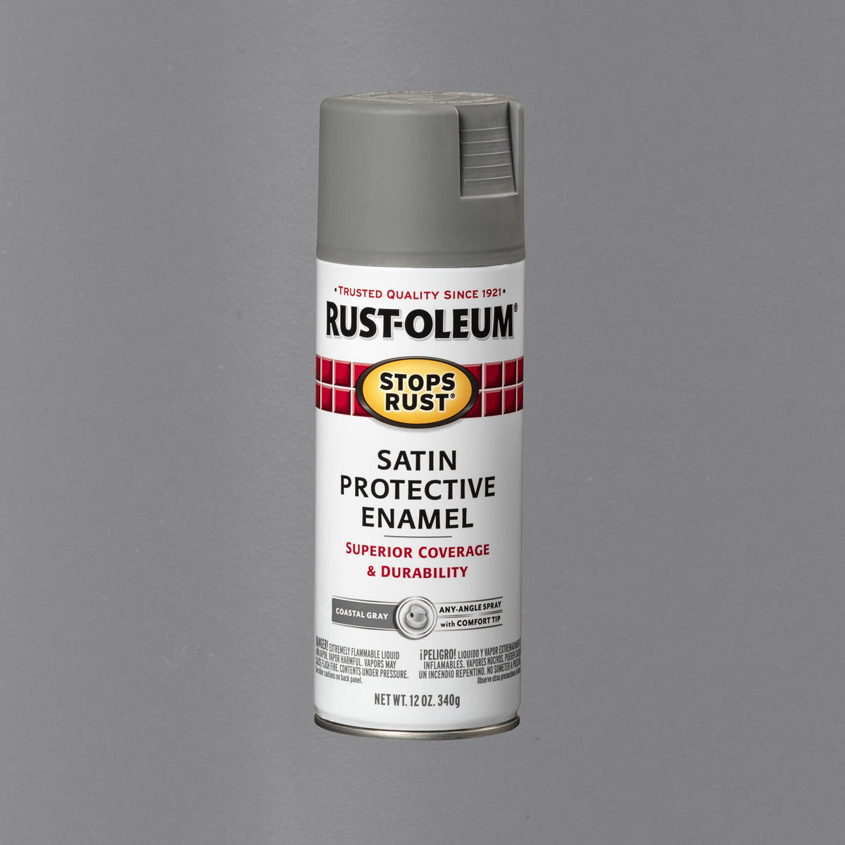 (6 pack) Orange, Rust-Oleum Stops Rust Protective Enamel Gloss Spray Paint-214084, 12 oz