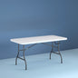 Cosco 6 Foot Premium Folding Table, Black