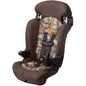 Cosco Kids Finale 2-in-1 Toddler Booster Car Seat, Fiberwave II, Black/Grey, Harness Booster Car Seat