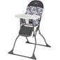 Cosco Kids Simple Fold Baby High Chair, Portable Feeding Chair, Black