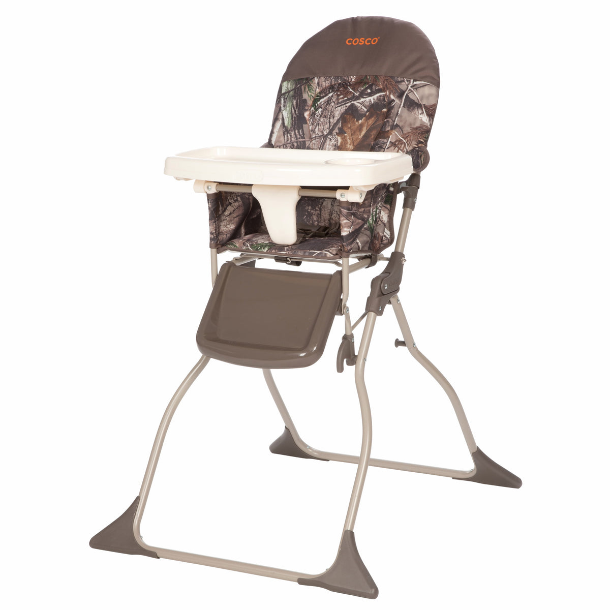 Cosco Kids Simple Fold Baby High Chair, Portable Feeding Chair, Black