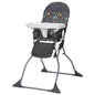 Cosco Kids Simple Fold Baby High Chair, Portable Feeding Chair, Black