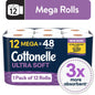 Cottonelle Ultra Soft Toilet Paper, 36 Mega Rolls