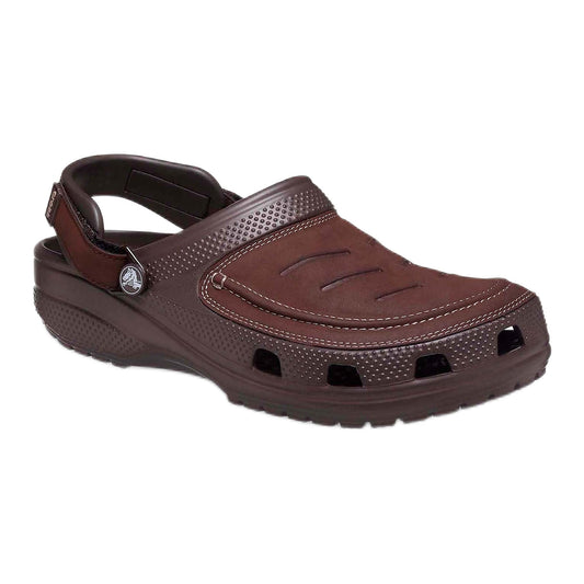 Crocs Men's Yukon Vista II LiteRide Clogs, Espresso/Mushroom, M10