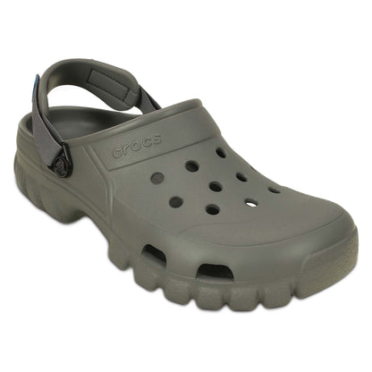 Crocs Adult Offroad Adjustable Sport Clogs, Smoke/Charcoal, W12/M10