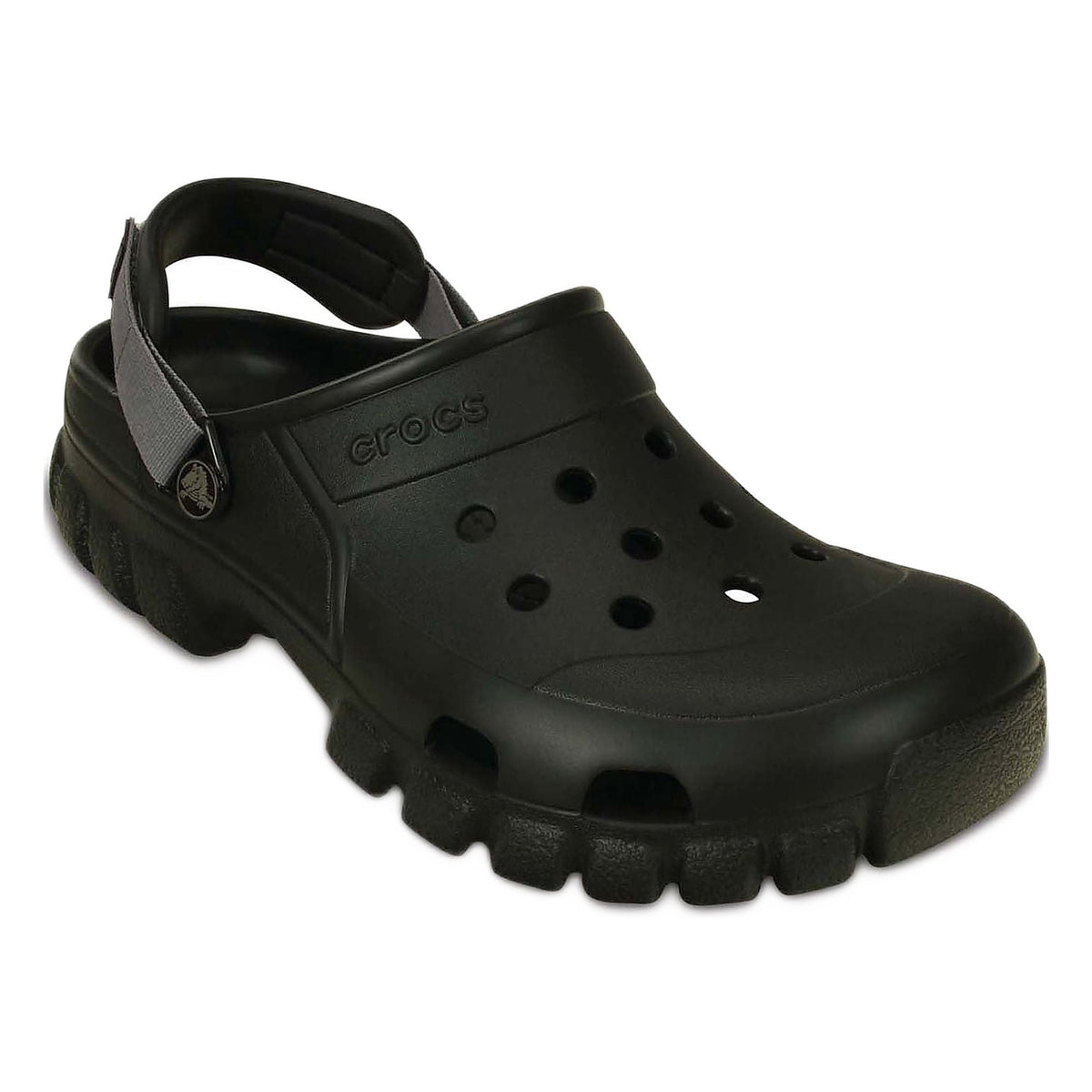 Crocs Adult Offroad Adjustable Sport Clogs, Smoke/Charcoal, W12/M10