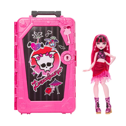 Monster High Skulltimate Secrets Gore-geous Oasis Playset, Draculaura Doll and Accessories