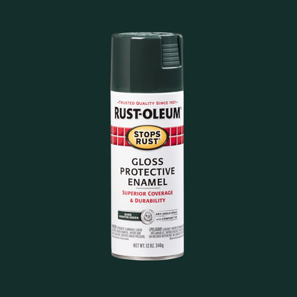 (6 pack) Orange, Rust-Oleum Stops Rust Protective Enamel Gloss Spray Paint-214084, 12 oz