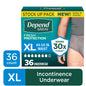 Depend Fresh Protection Incontinence Underwear for Men, Adult Diapers, XL (68 Count)