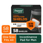 Depend Shields Incontinence Pads for Men, Light Absorbency, 90 Count