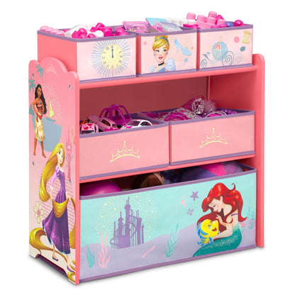 Bluey Design and Store 6 Bin Toy Storage Organizer by Delta Children