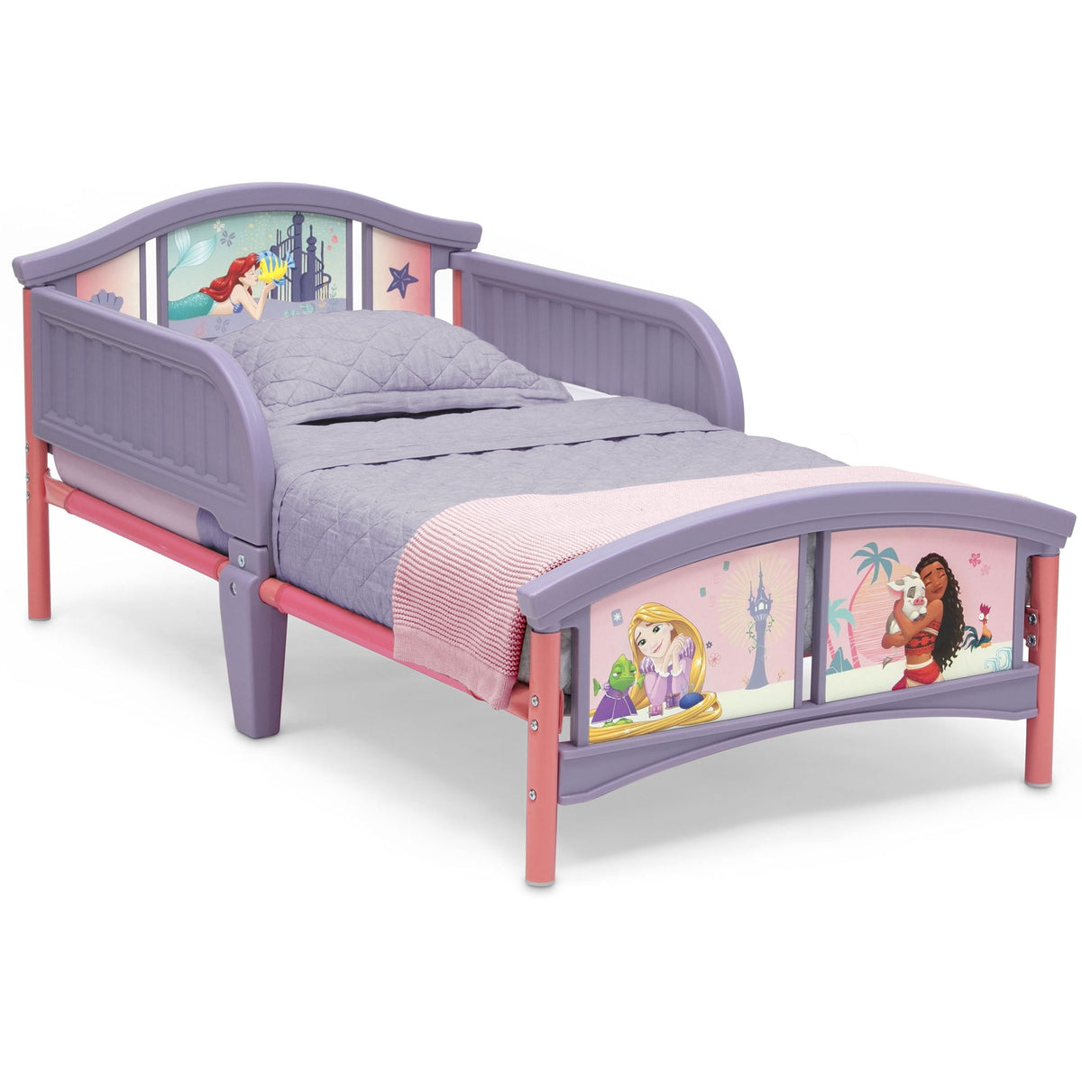 Delta Children Disney Minnie Mouse Plastic Toddler Bed, Pink