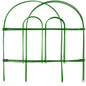 (6 pack) Expert Gardener 18in Height x 8ft Length Green Steel Folding Garden Fence