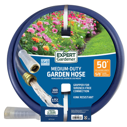 Expert Gardener 5/8- Inch x 100-Foot Medium Duty Garden Hose