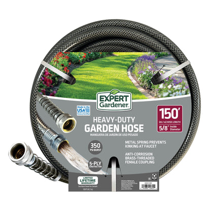 Expert Gardener 5/8 in x 100 ft Heavy Duty Garden Hose