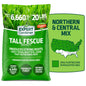 Expert Gardener Tall Fescue Grass Seed Mix, Sun to Partial Shade, 20 lb