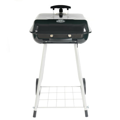 Expert Grill 17.5 Inch Charcoal Grill with Wheels and Adjustable Dampers