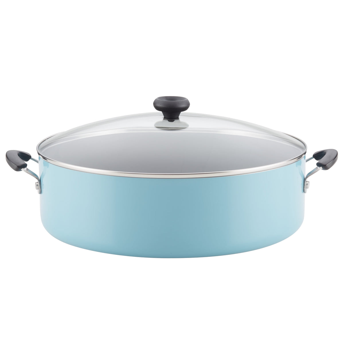 Farberware Easy Clean 14 in Covered Family Pan, DiamondMax Nonstick, Dishwasher Safe, Black