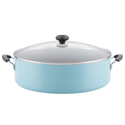Farberware Easy Clean 14 in Covered Family Pan, DiamondMax Nonstick, Dishwasher Safe, Black