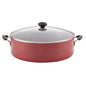 Farberware Easy Clean 14 in Covered Family Pan, DiamondMax Nonstick, Dishwasher Safe, Black