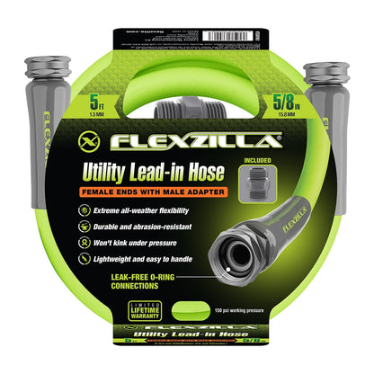 Flexzilla® Premium Grade Garden Hose, 5/8 in. x 50ft., Hybrid Polymer, ZillaGreen™