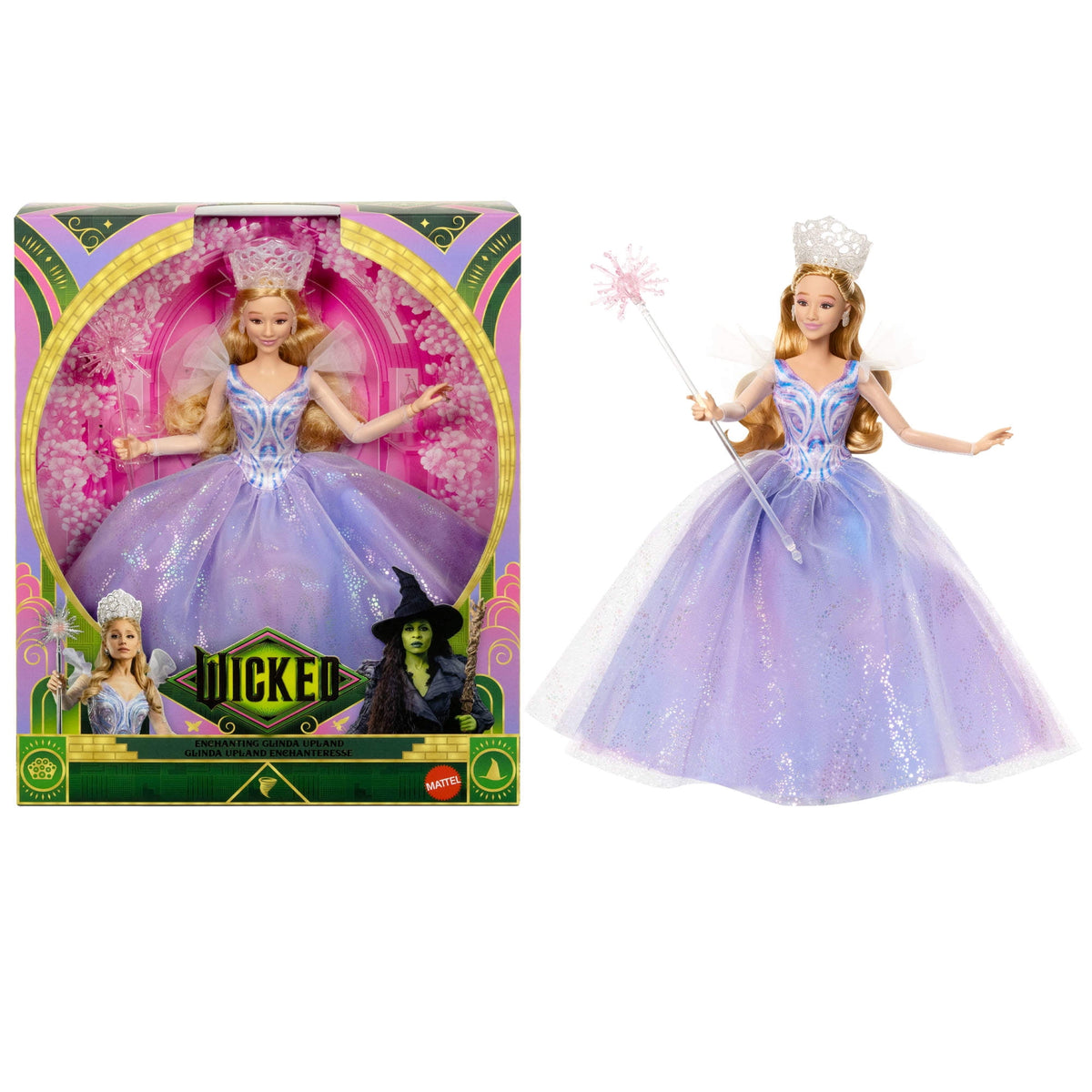 Universal Pictures' Wicked: For Good Deluxe Glinda Doll with Movie-Inspired Outfit & 3 Accessories