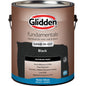 Glidden Fundamentals Grab-N-Go Black Semi-Gloss Exterior Paint, 1 Gallon
