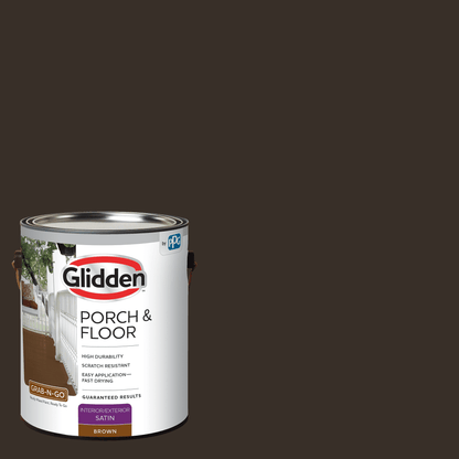 Glidden Porch & Floor 1 gal. Light Gray Satin Interior/Exterior Paint with Primer