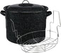 Granite Ware 21.5 Quart Water Bath Canner with Rack for Jam, Salsa and Pickles