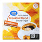Great Value Donut Shop 100% Arabica Medium Roast Ground Coffee Pods, 38.4 oz, 100 Count