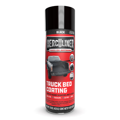 (3 pack) Herculiner Truck Bed Liner, Black, 15 oz