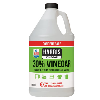 (2 pack) Harris 30% Concentrated Vinegar, Multi-Purpose Use for Home and Outdoor, 1 Gallon