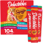 Hartz Delectables Squeeze up Lickable Wet Cat Treat Flavor Variety Pack, 0.5oz Tube (54 Count)