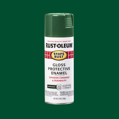 (6 pack) Orange, Rust-Oleum Stops Rust Protective Enamel Gloss Spray Paint-214084, 12 oz